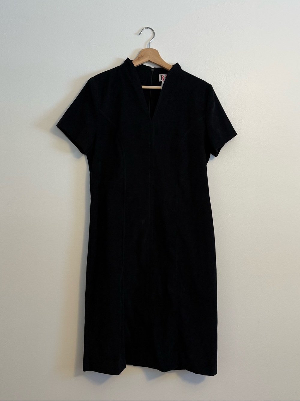 Vintage Black Short-Sleeve Dress